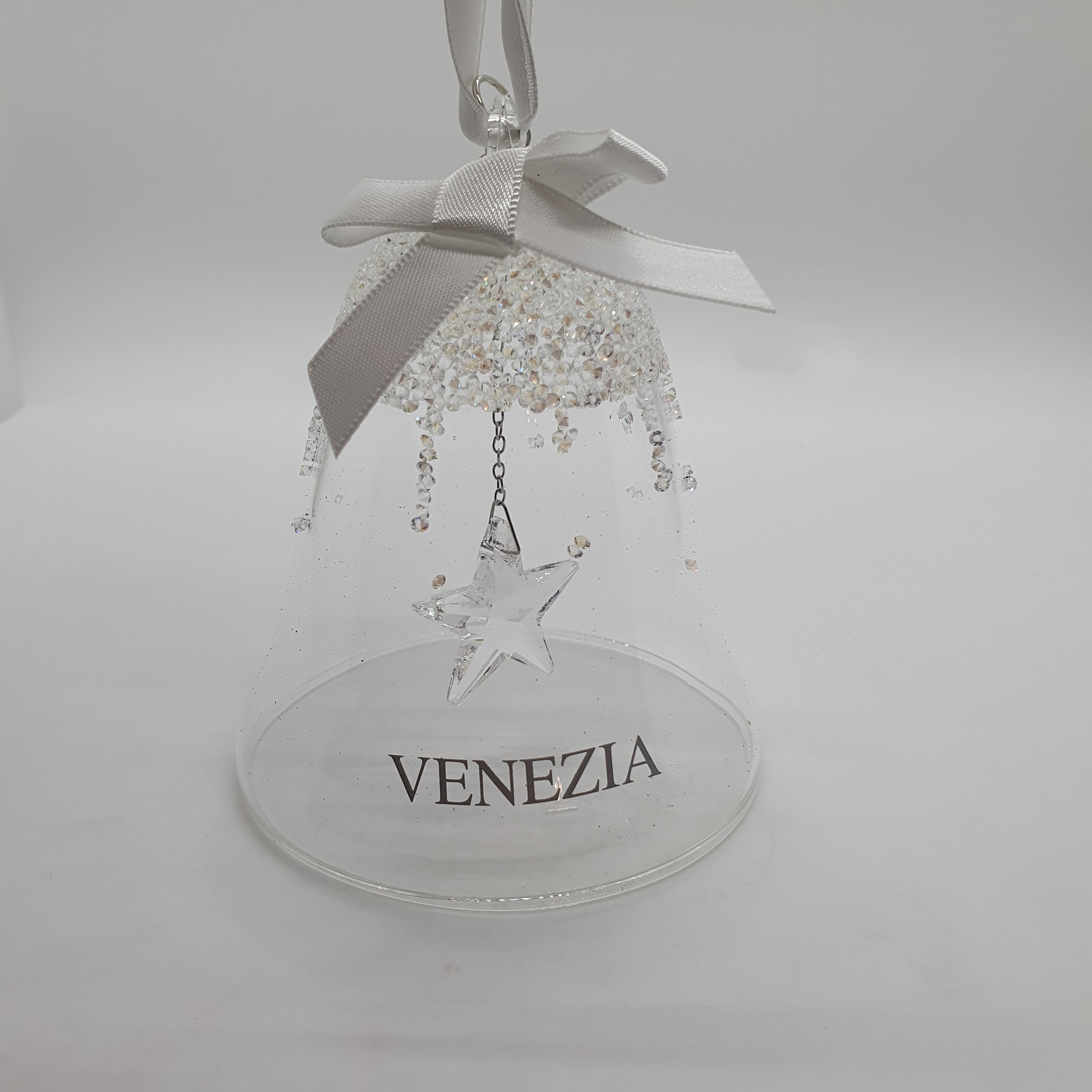 SWAROVSKI Weihnachtsglocke Groß mit Stern Sonderausgabe Venezia 5293159