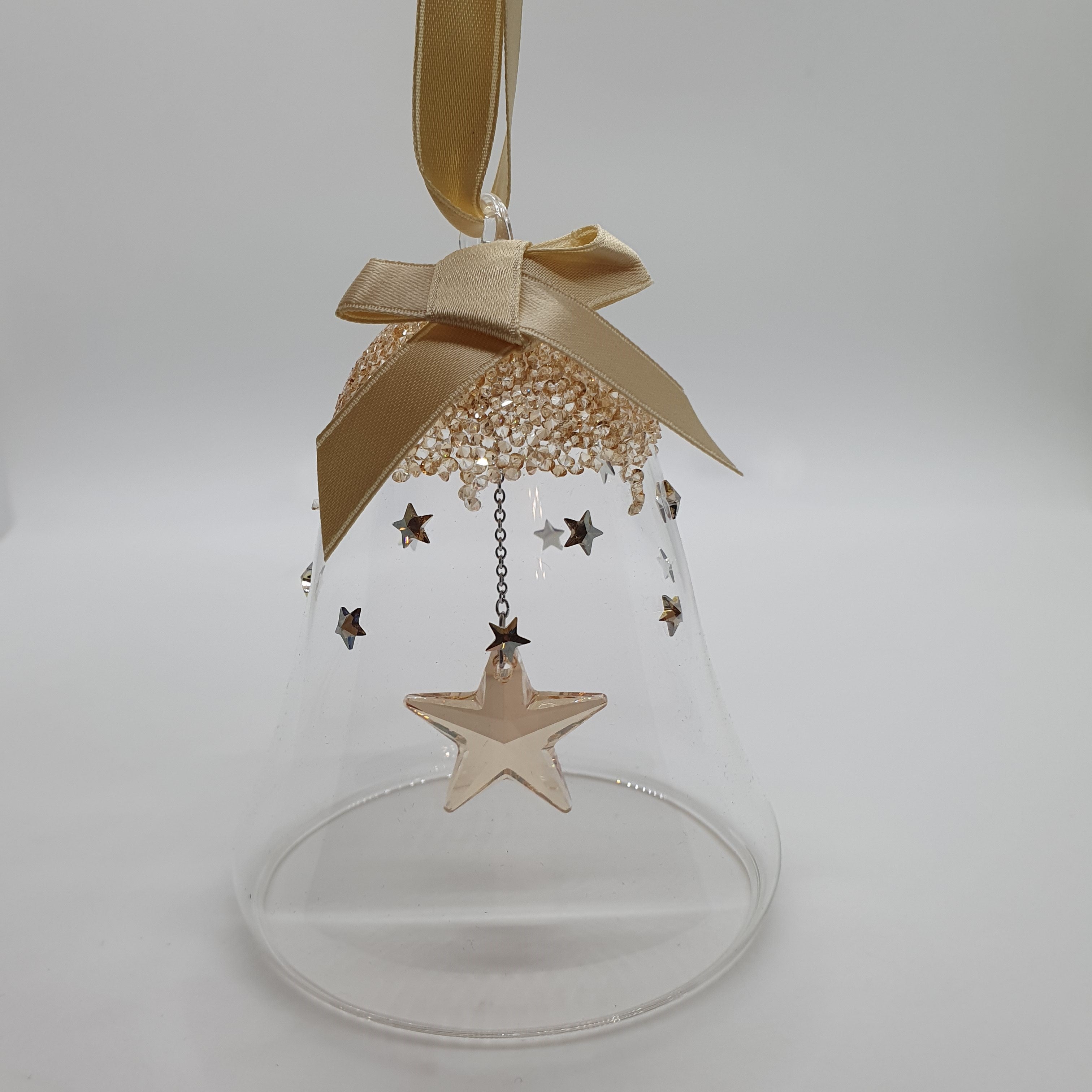 SWAROVSKI Weihnachtsglocke mit Stern Groß Gold Sonderausgabe 5545604
