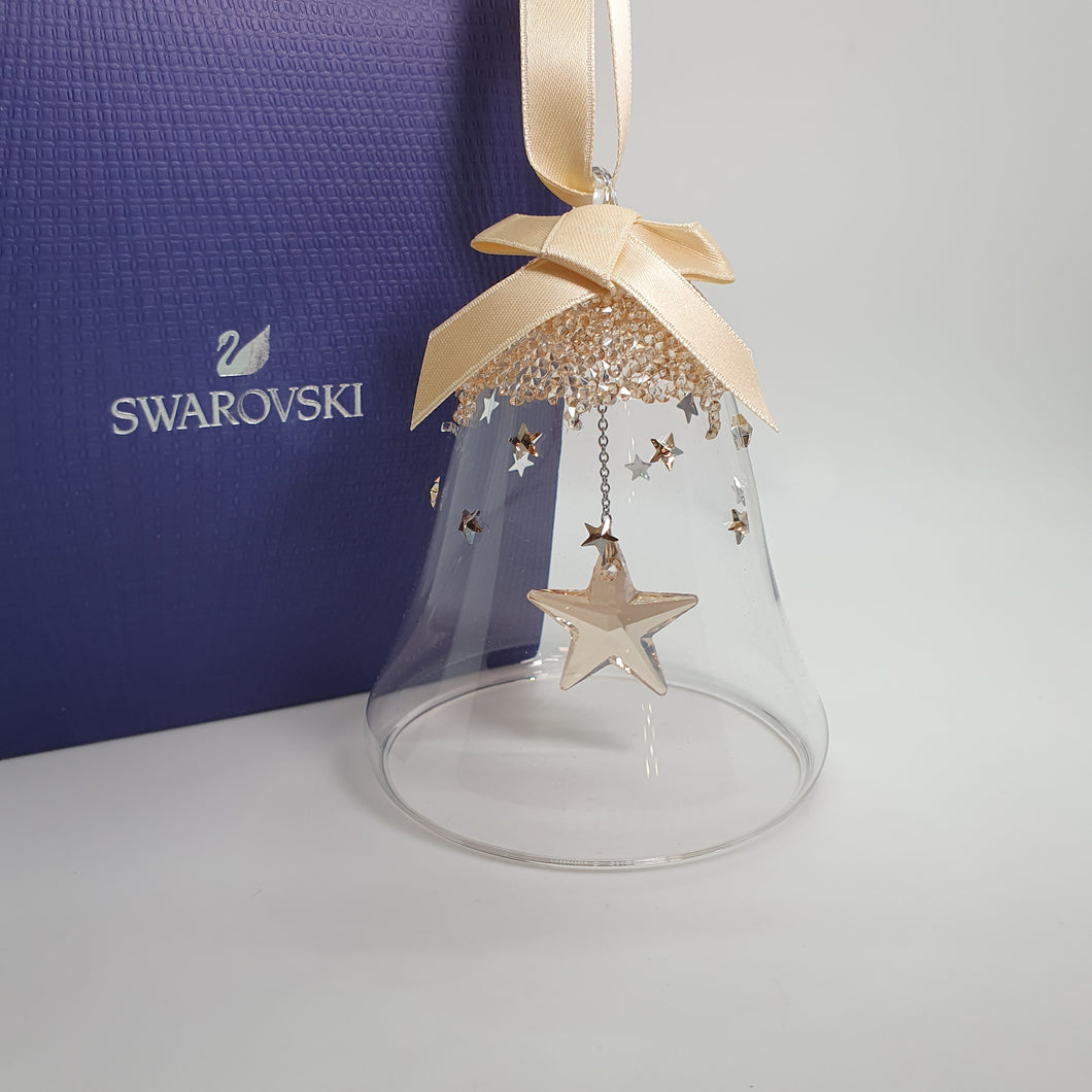 SWAROVSKI Weihnachtsglocke mit Stern Groß Gold Sonderausgabe 5545604