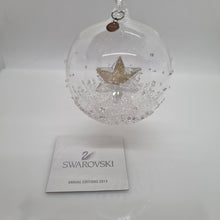 Lade das Bild in den Galerie-Viewer, SWAROVSKI Weihnachtskugel 2014 Groß Stern 5059023
