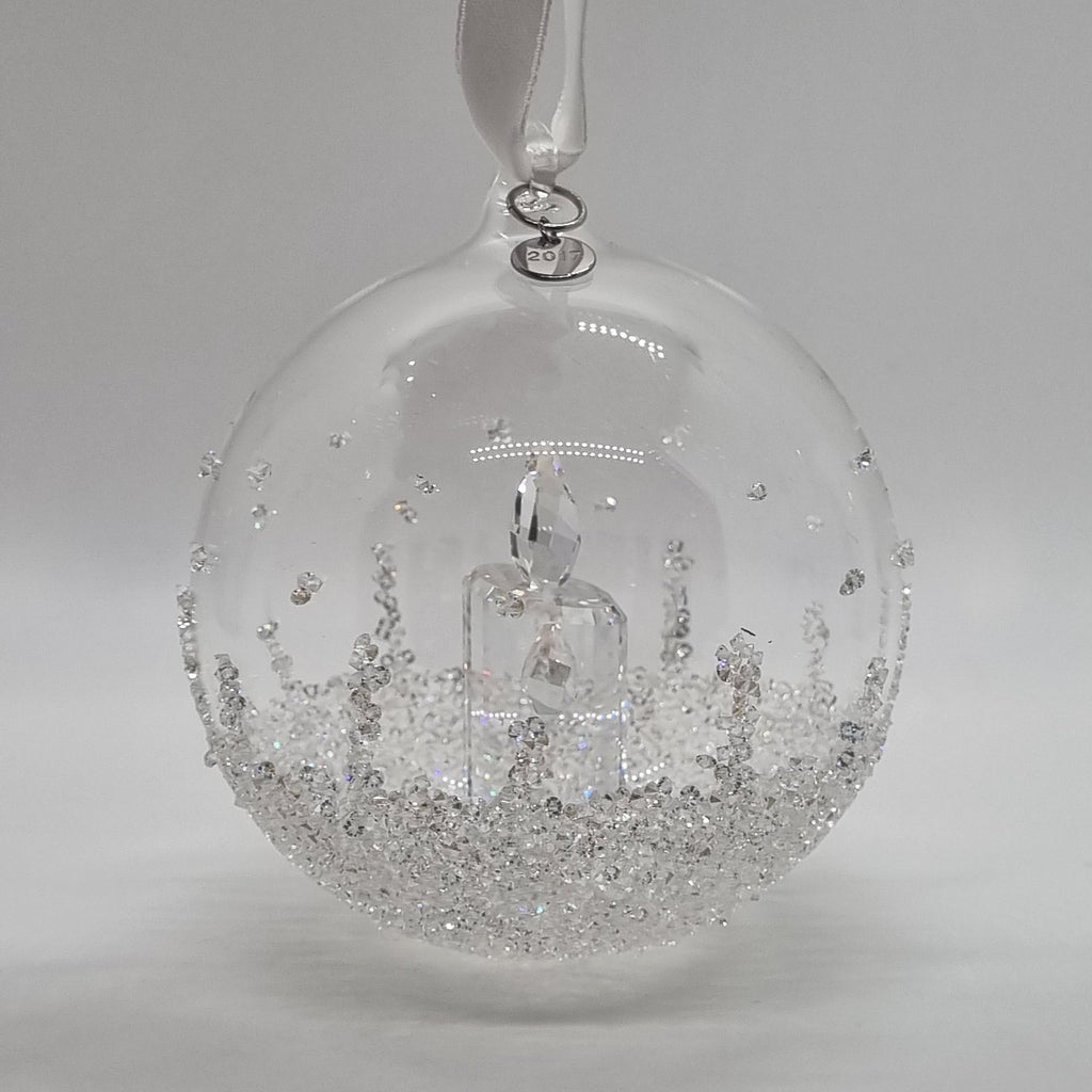 SWAROVSKI Weihnachtskugel 2017 Groß Kerze 5241591