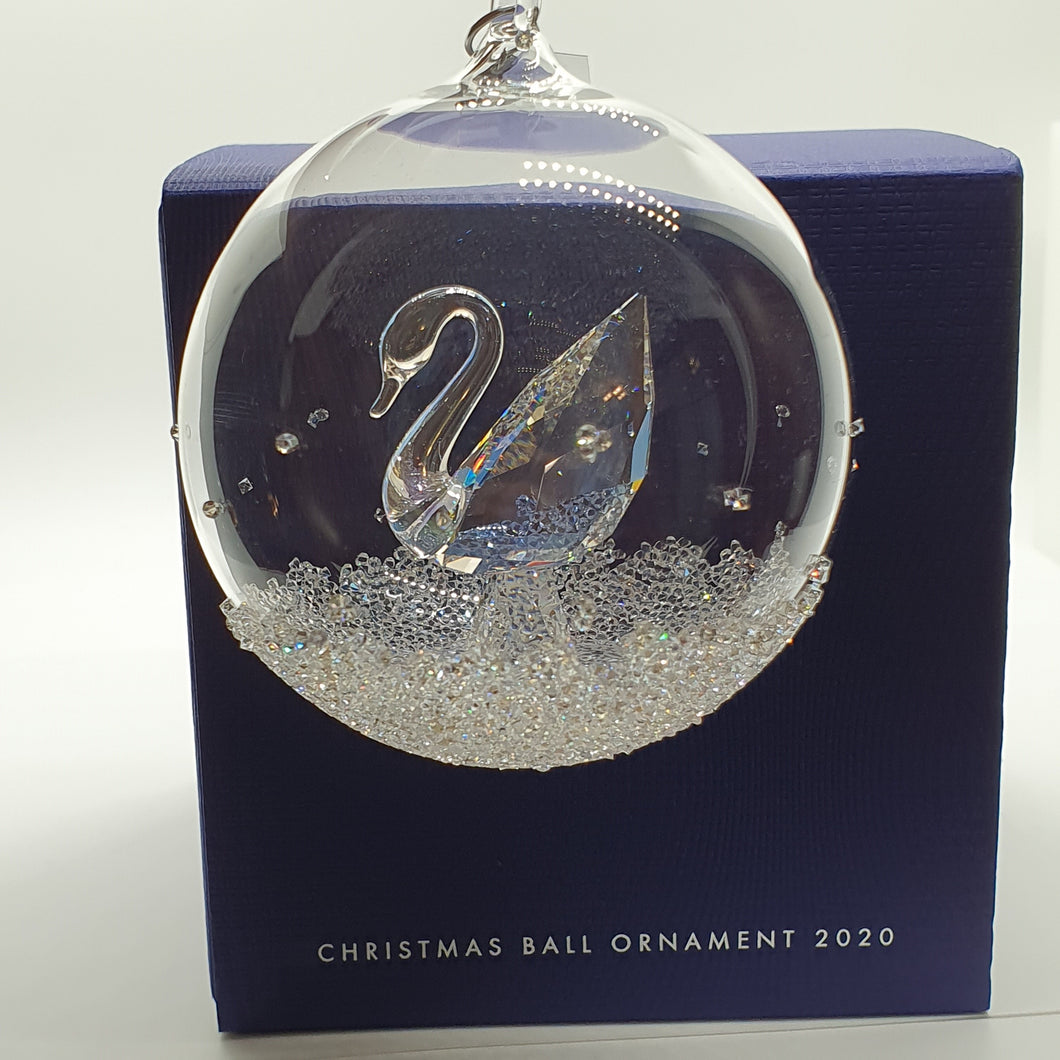 SWAROVSKI Weihnachtskugel 2020 Groß Schwan