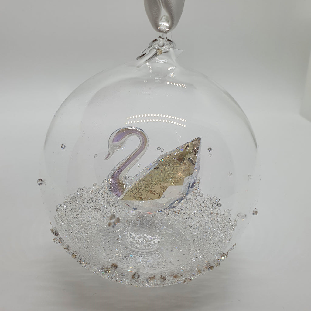 SWAROVSKI Weihnachtskugel 2020 Groß Schwan