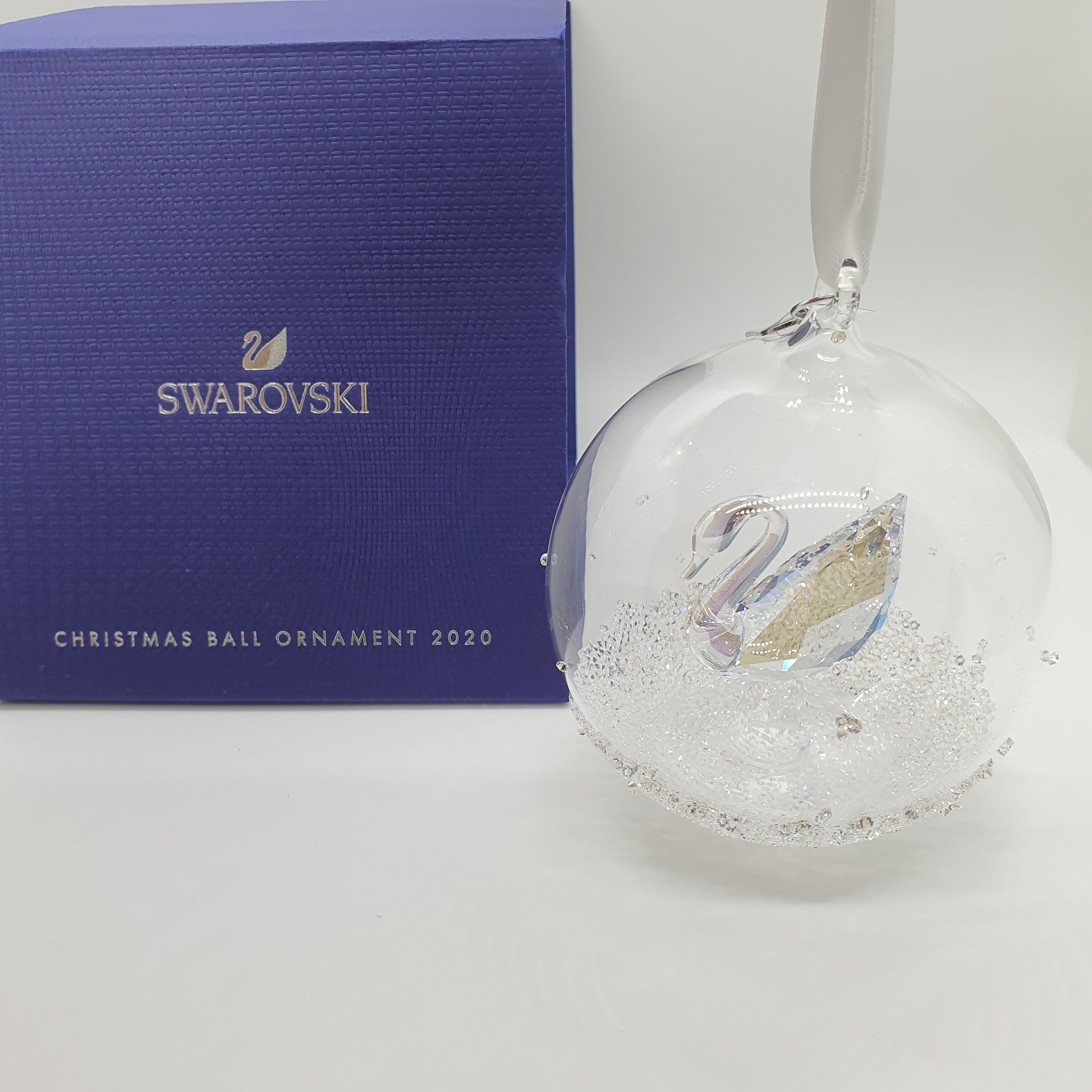 SWAROVSKI Weihnachtskugel 2020 Groß Schwan