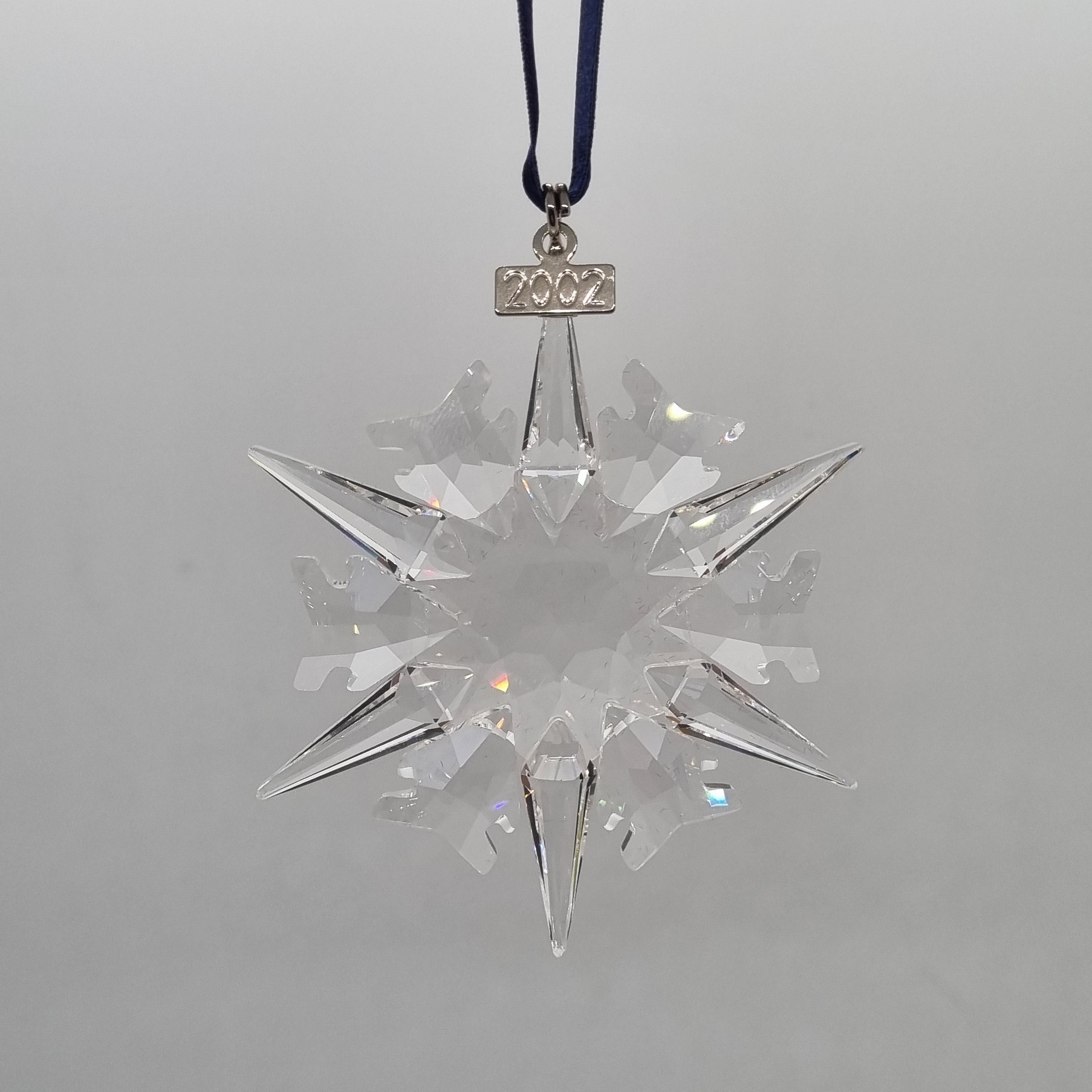 SWAROVSKI Weihnachtsstern 2002 Groß Klar 288802 – Franks Kristall Shop