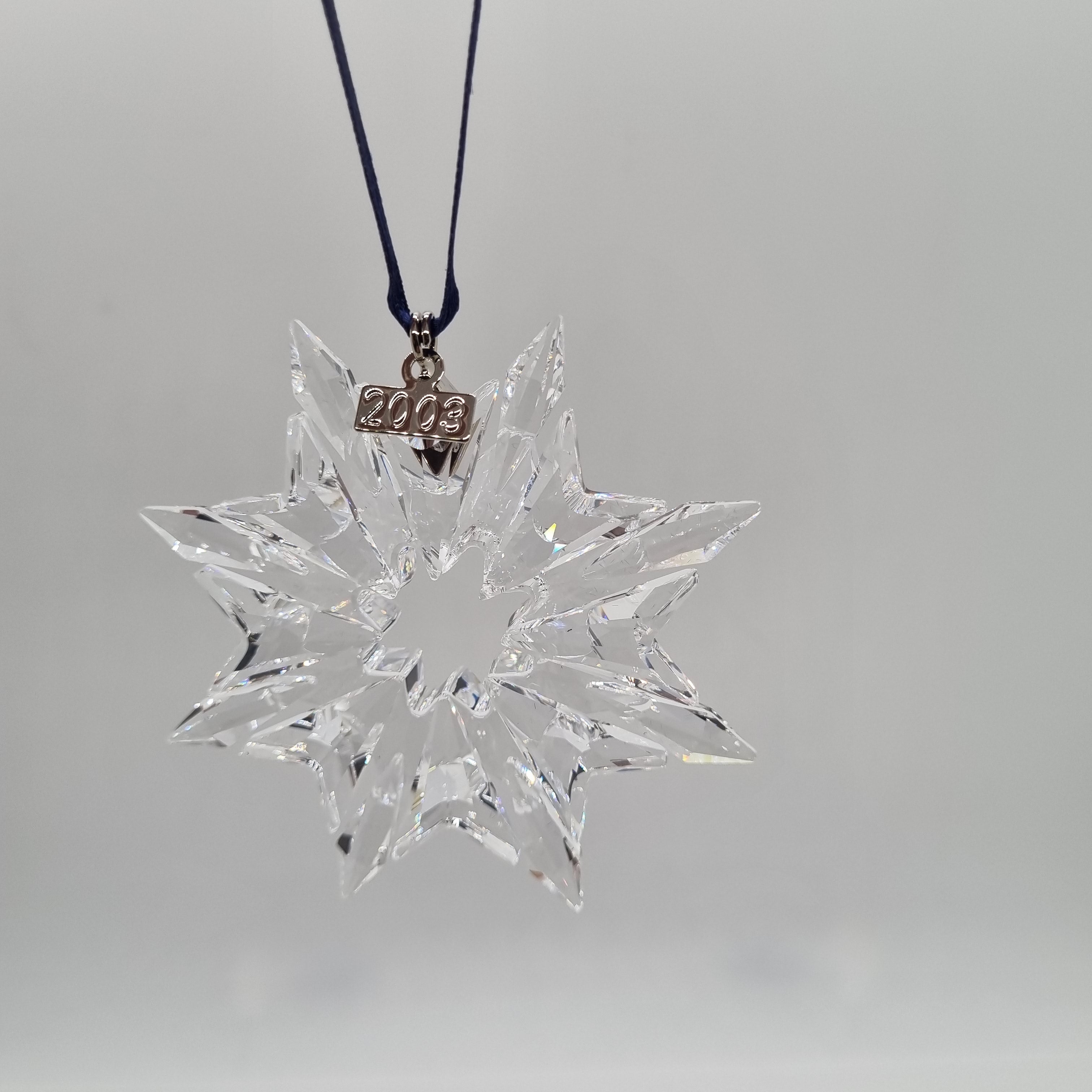 SWAROVSKI Weihnachtsstern 2003 Groß Klar 622498 – Franks Kristall Shop