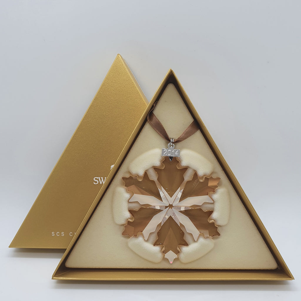 SWAROVSKI Weihnachtsstern 2014 Groß Gold SCS 5059027