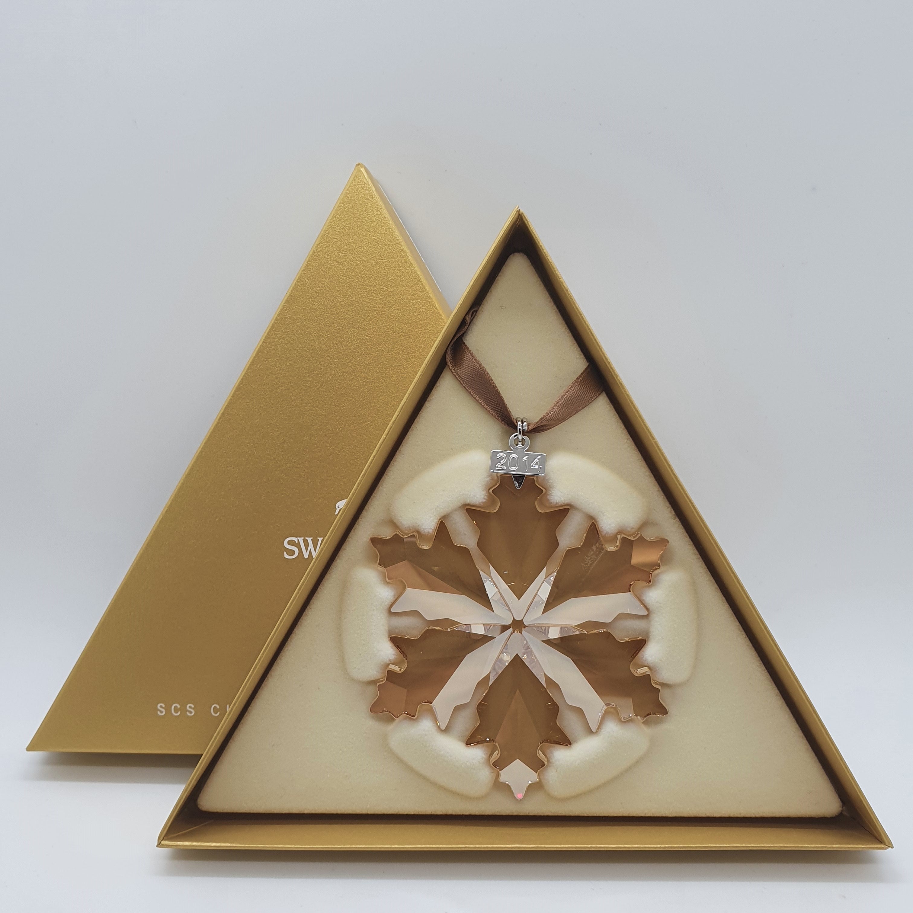 SWAROVSKI Weihnachtsstern 2014 Groß Gold SCS 5059027
