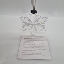 Lade das Bild in den Galerie-Viewer, SWAROVSKI Weihnachtsstern 2014 Groß Klar Sonderausgabe Gift Ornament 5063337
