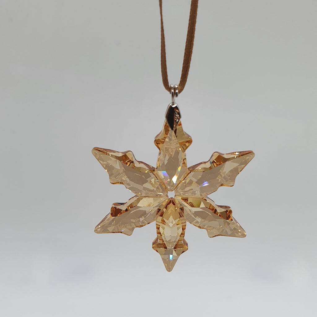 SWAROVSKI Weihnachtsstern 2015 klein Gold SCS 5135931