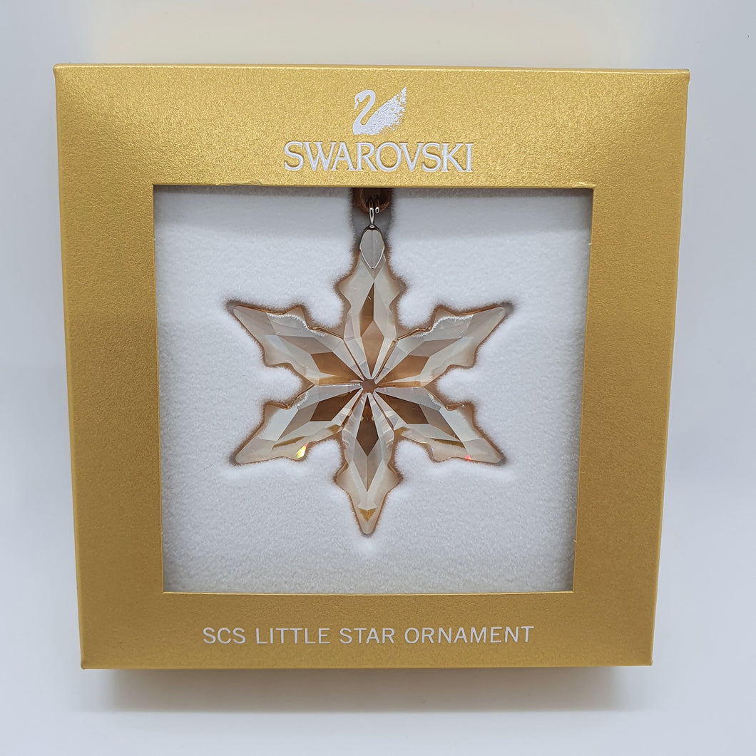 SWAROVSKI Weihnachtsstern 2015 klein Gold SCS 5135931