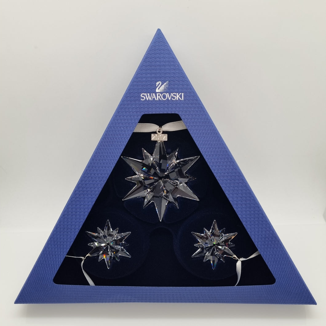 SWAROVSKI Weihnachtsstern 3er Set 2017 Klar 5268822