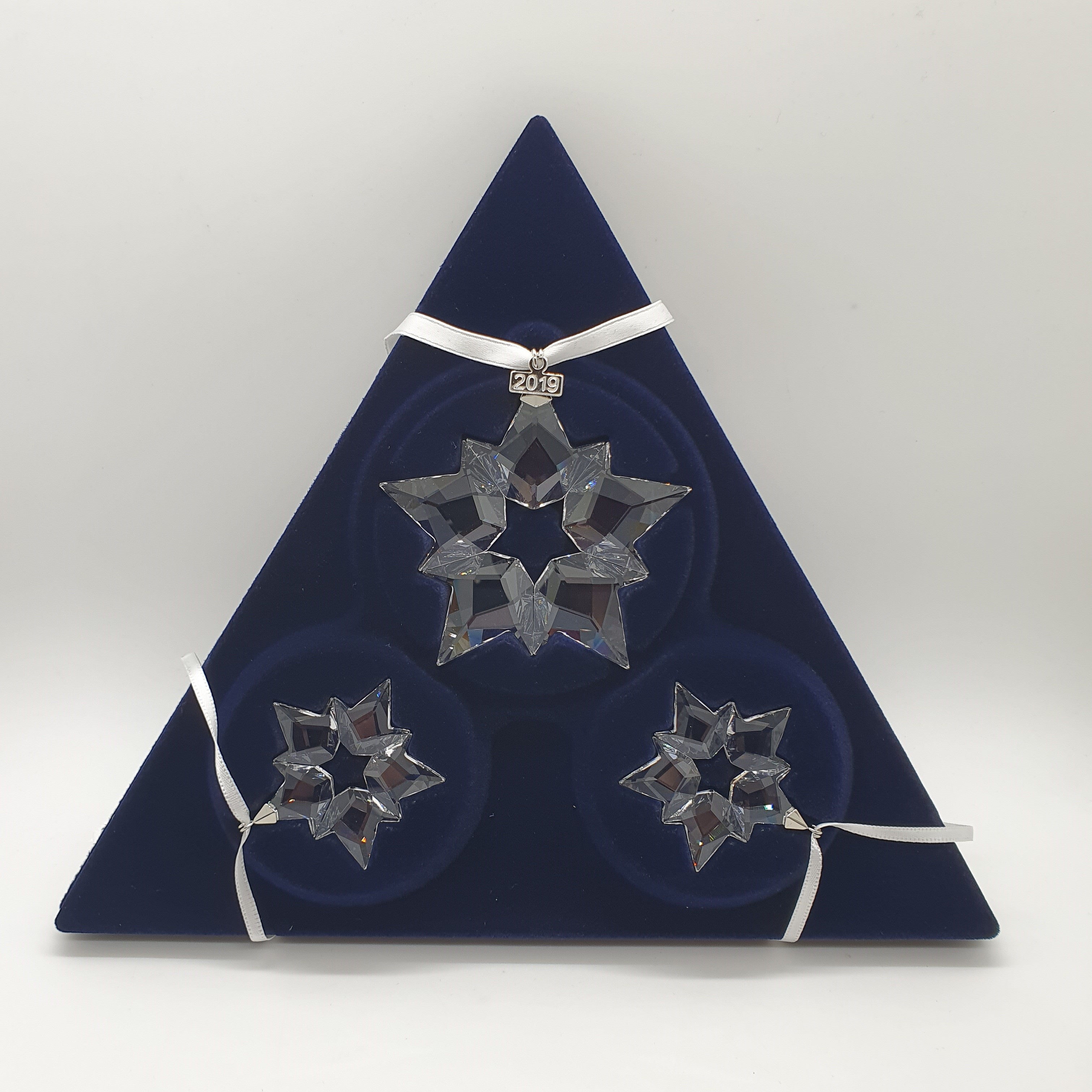 SWAROVSKI Weihnachtsstern 2019 Klar 3er Set 5429600