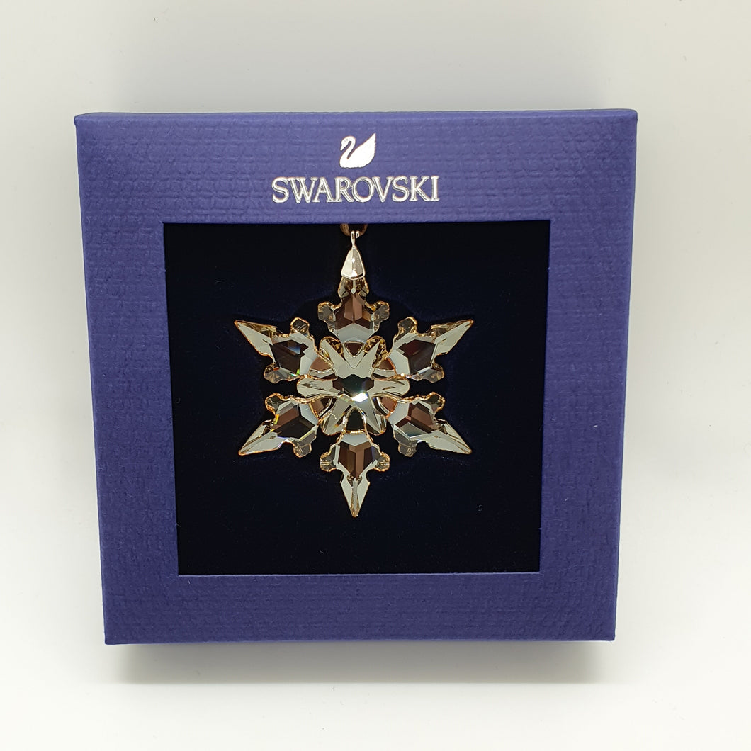 SWAROVSKI Weihnachtsstern 2020 Gold Klein Festliches Ornament 5489198