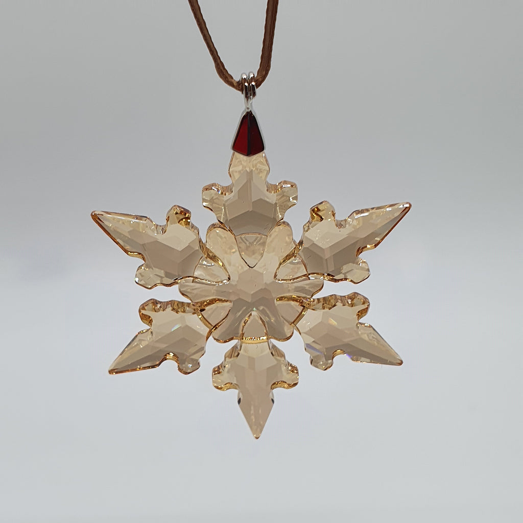 SWAROVSKI Weihnachtsstern 2020 Gold Klein Festliches Ornament 5489198