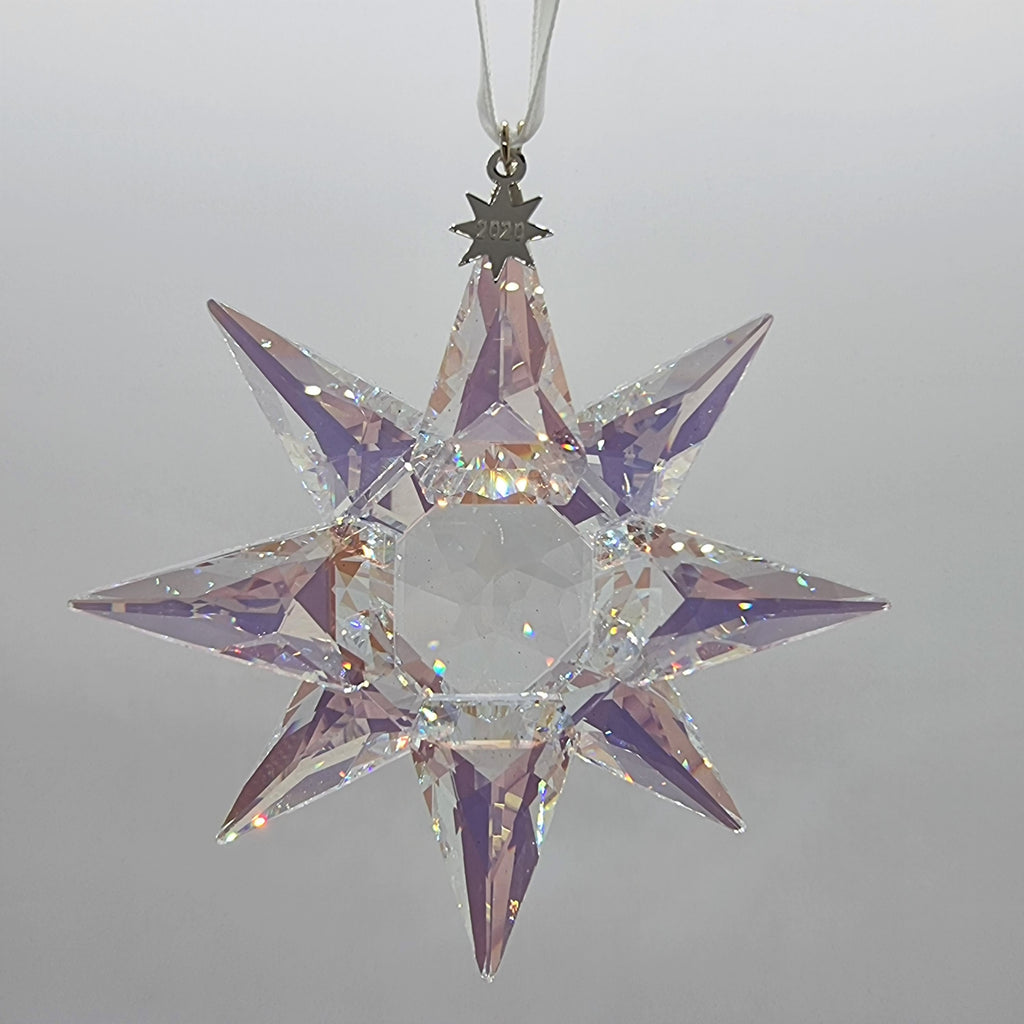 SWAROVSKI Weihnachtsstern 2020 Jubiläumsausgabe und Display Jubiläumsornament