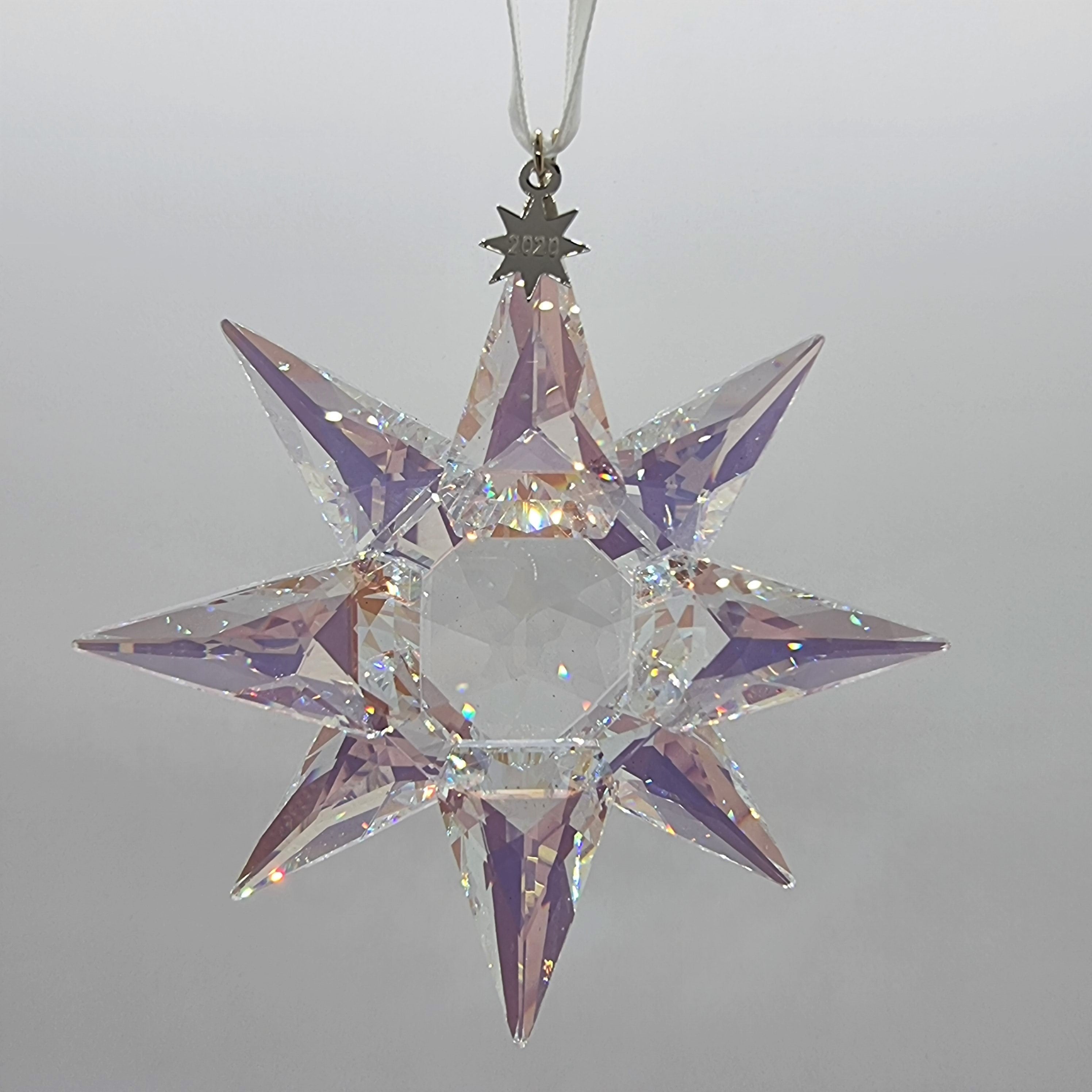 SWAROVSKI Weihnachtsstern 2020 Jubiläumsausgabe und Display Jubiläumsornament