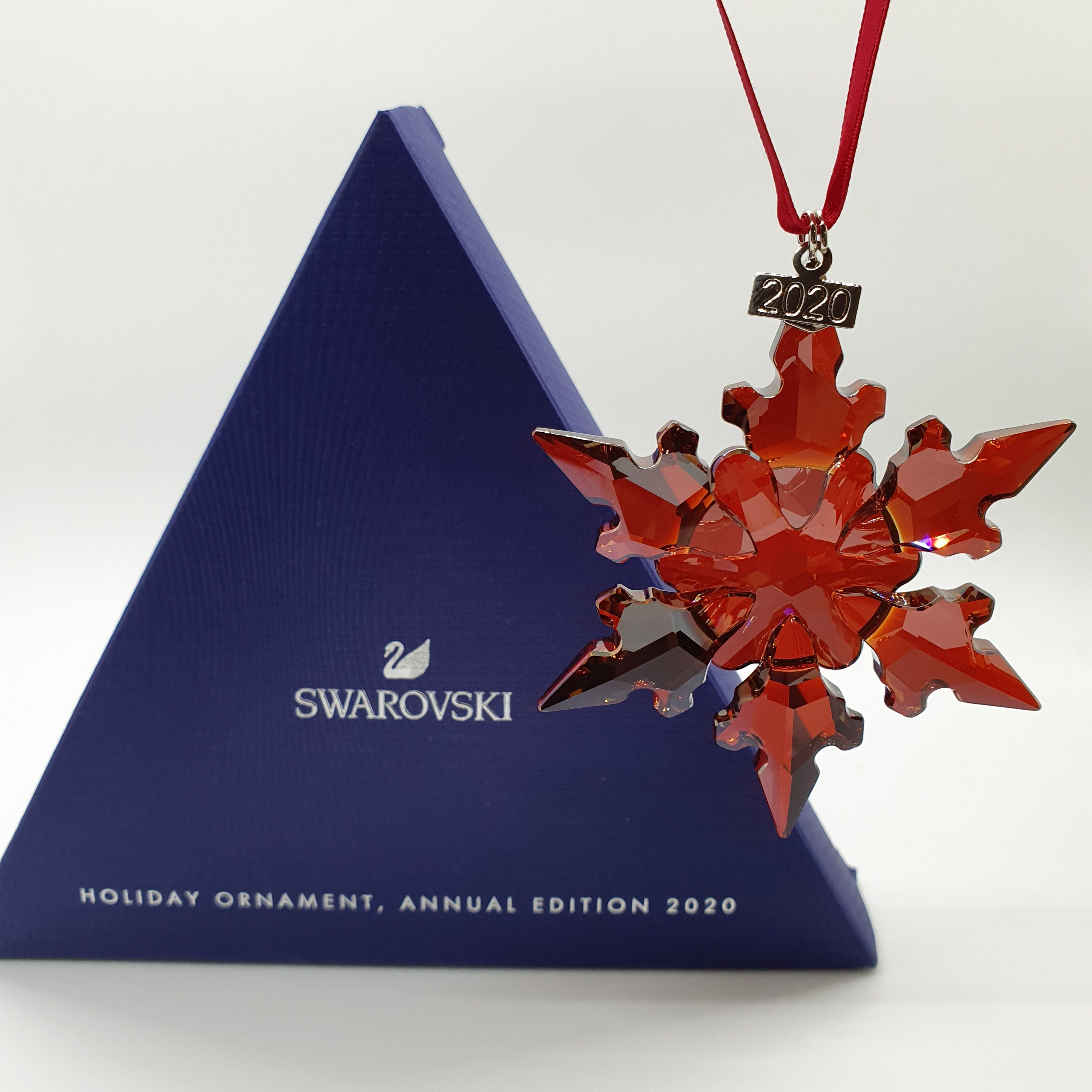 SWAROVSKI Weihnachtsstern 2020 groß Rot Festtagsornament
