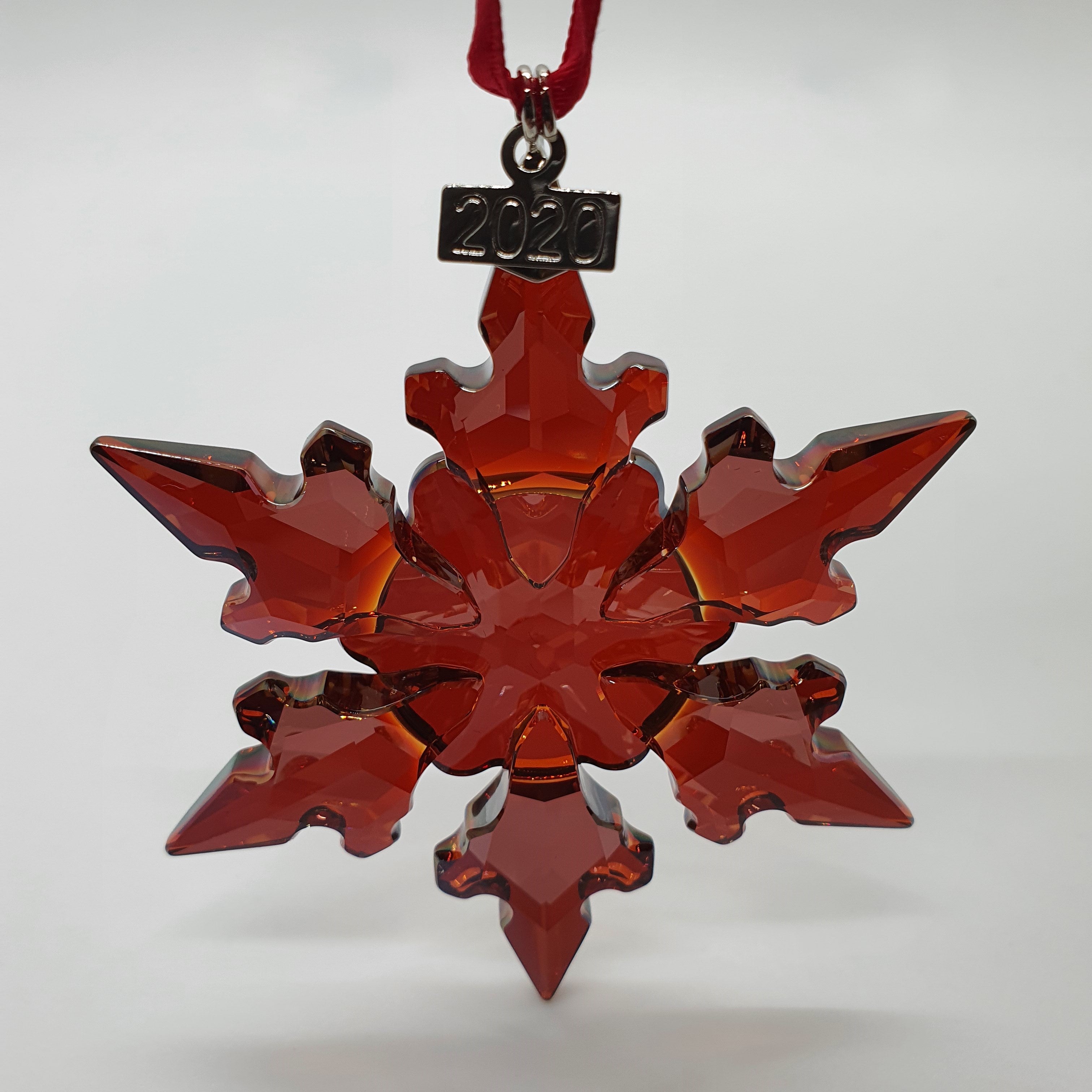 SWAROVSKI Weihnachtsstern 2020 groß Rot Festtagsornament