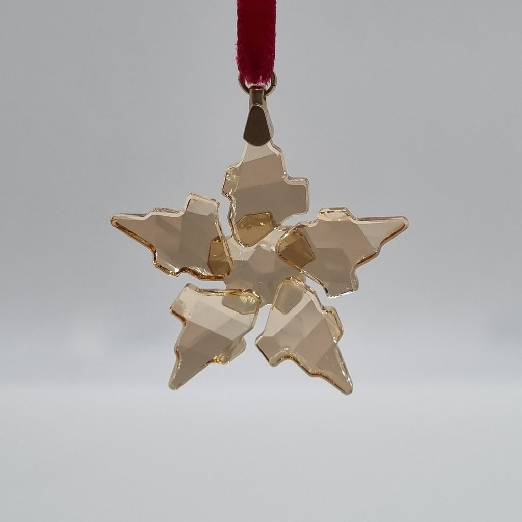 SWAROVSKI Weihnachtsstern 2021 Klein Gold 5583848