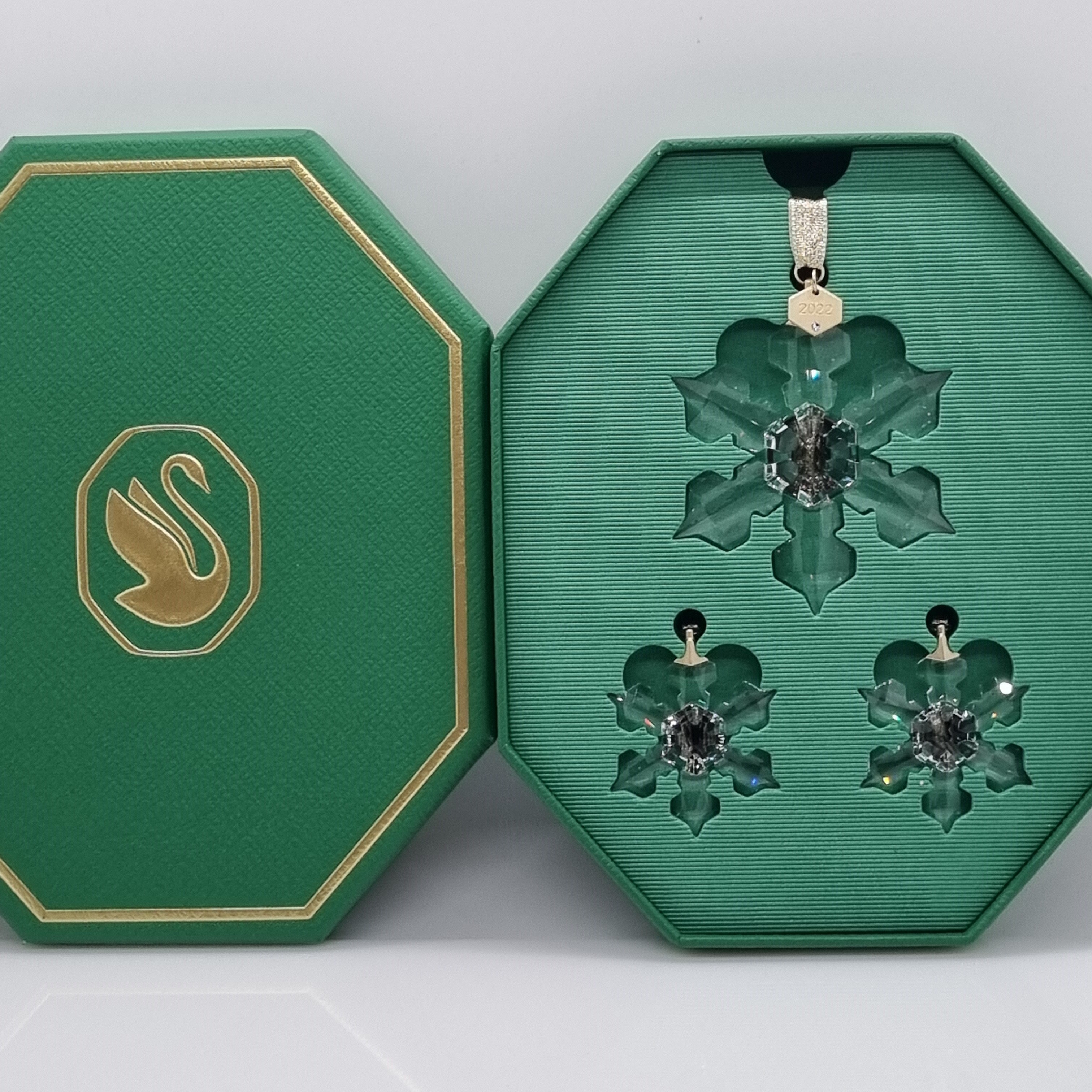 SWAROVSKI Weihnachtsstern 2022 Klar 3er Set 5634889