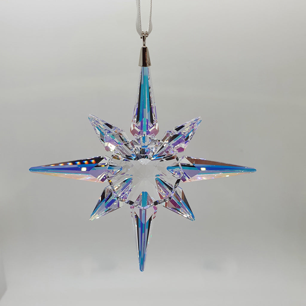 SWAROVSKI Weihnachtsstern Stern Ornament Crystal AB Groß 5403200