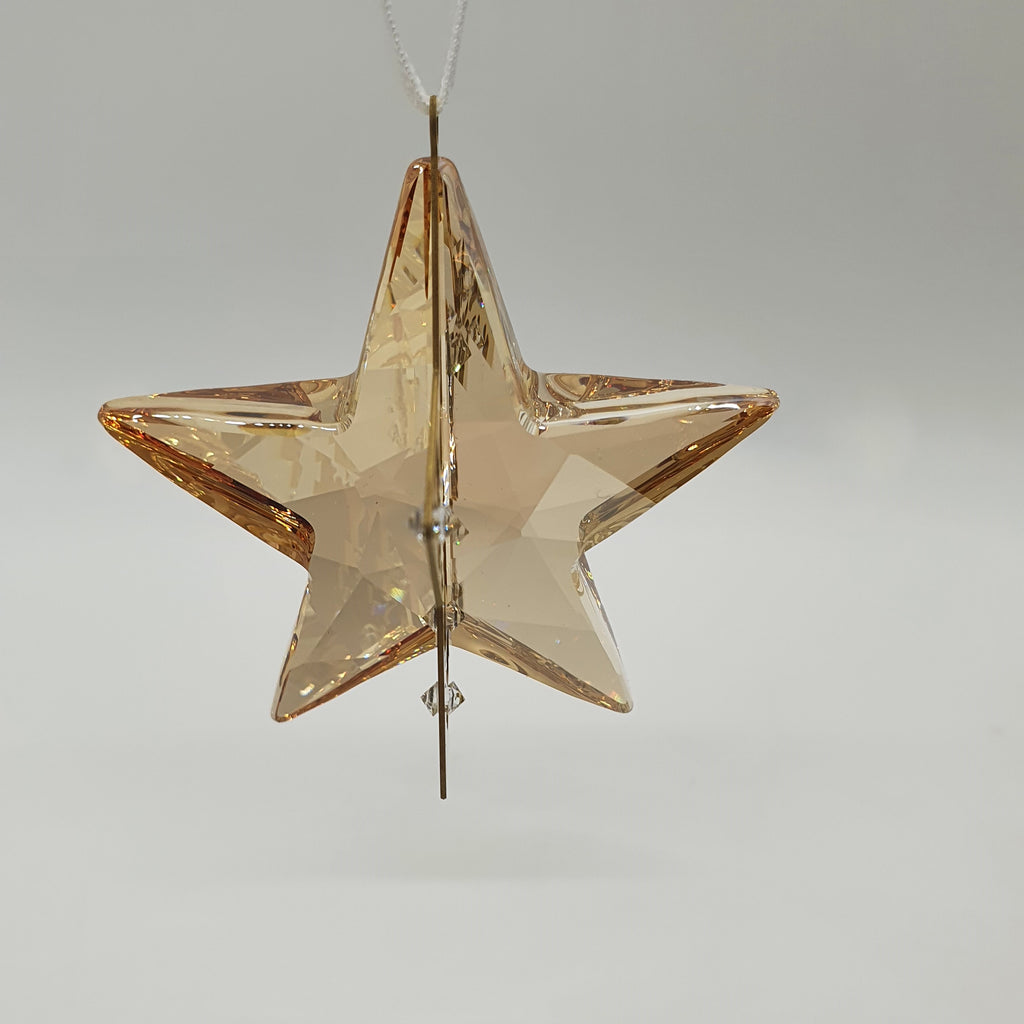 SWAROVSKI Weihnachtsstern 3D Crystal Golden Shadow 1140008