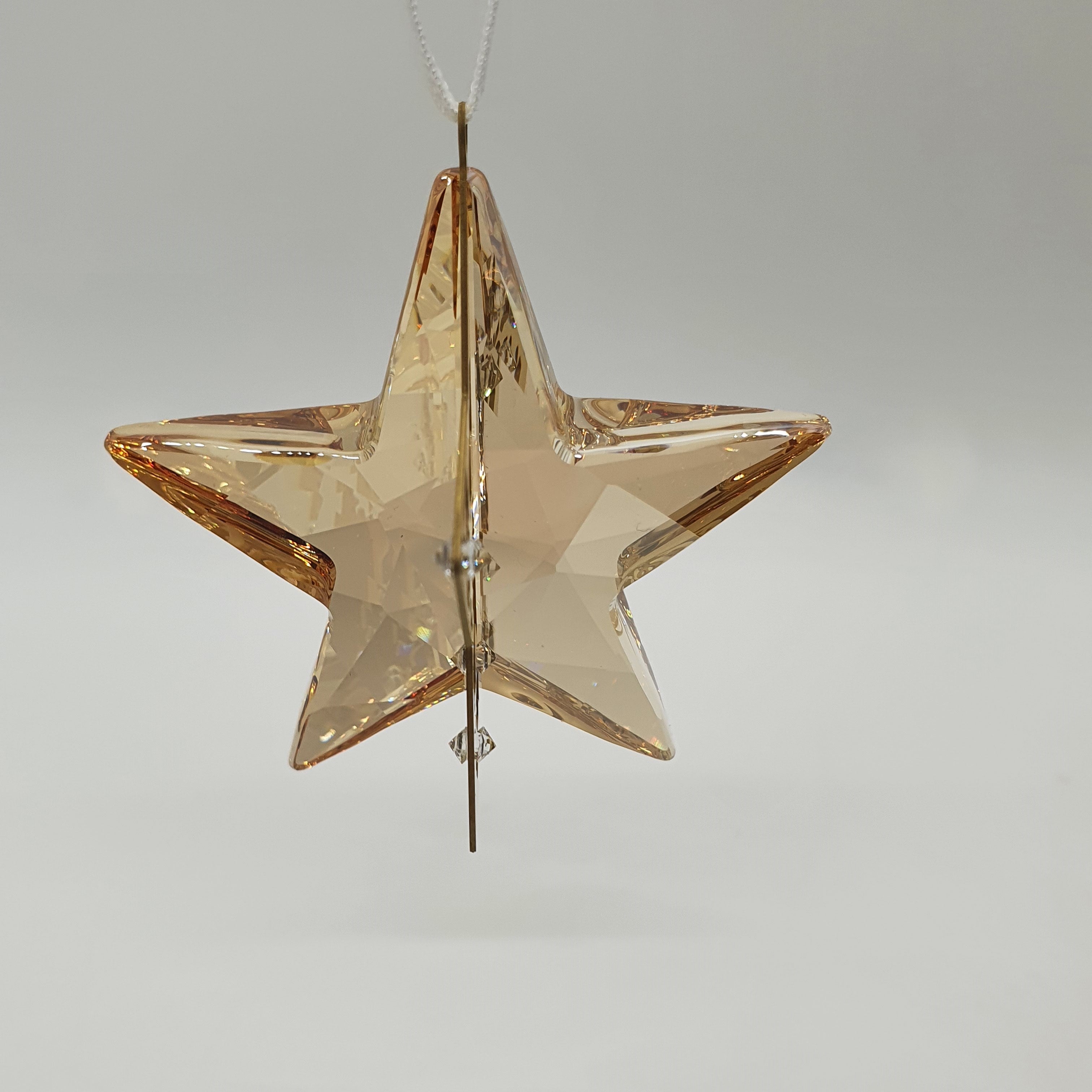 SWAROVSKI Weihnachtsstern 3D Crystal Golden Shadow 1140008