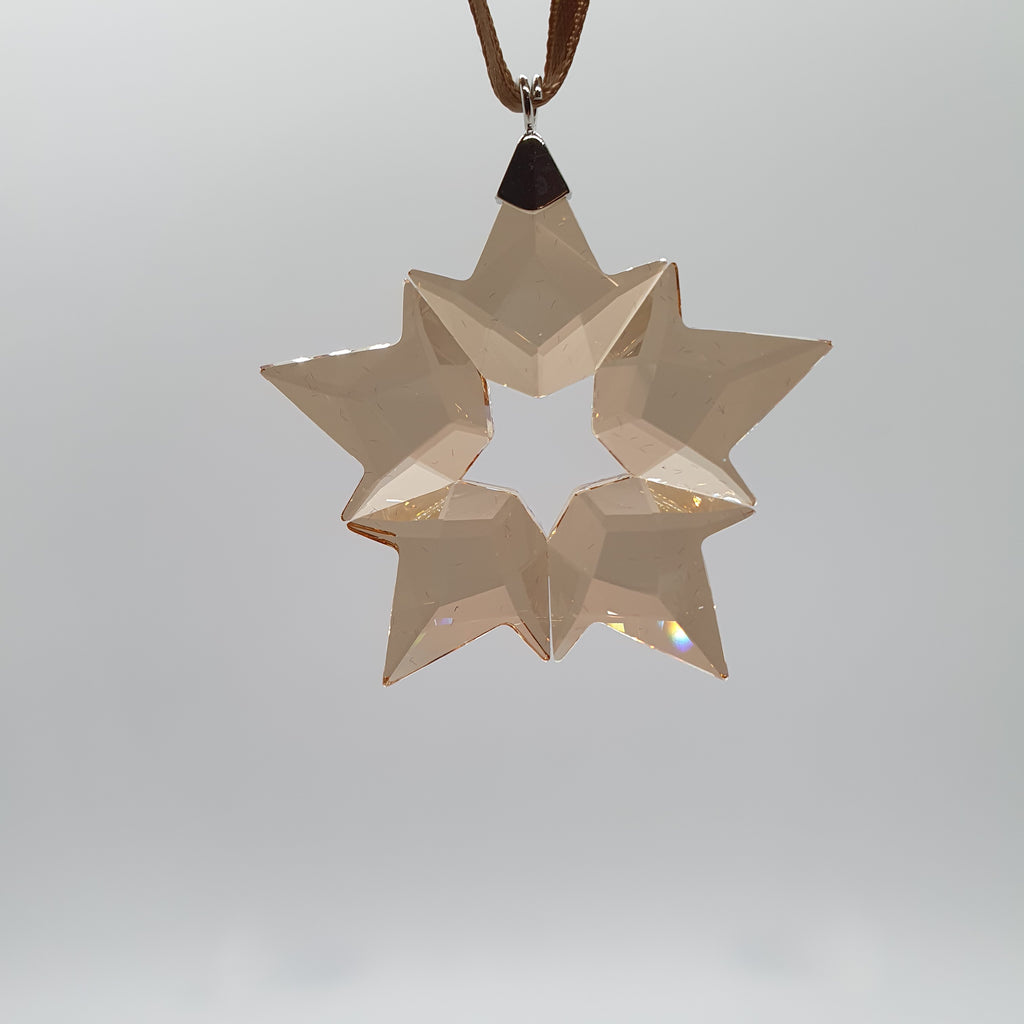 SWAROVSKI SCS Weihnachtsstern 2019 klein gold