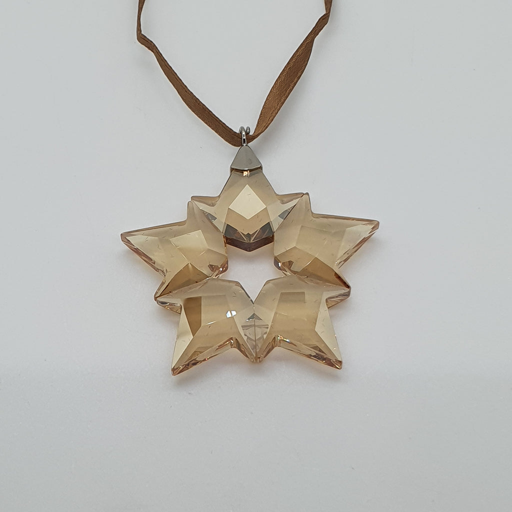 SWAROVSKI SCS Weihnachtsstern 2019 klein gold
