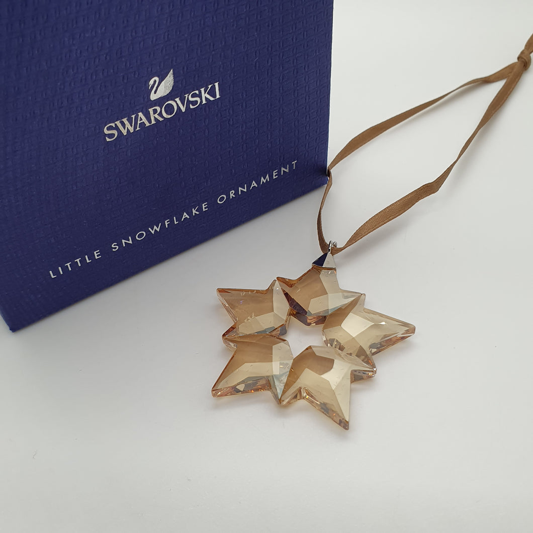 SWAROVSKI SCS Weihnachtsstern 2019 klein gold